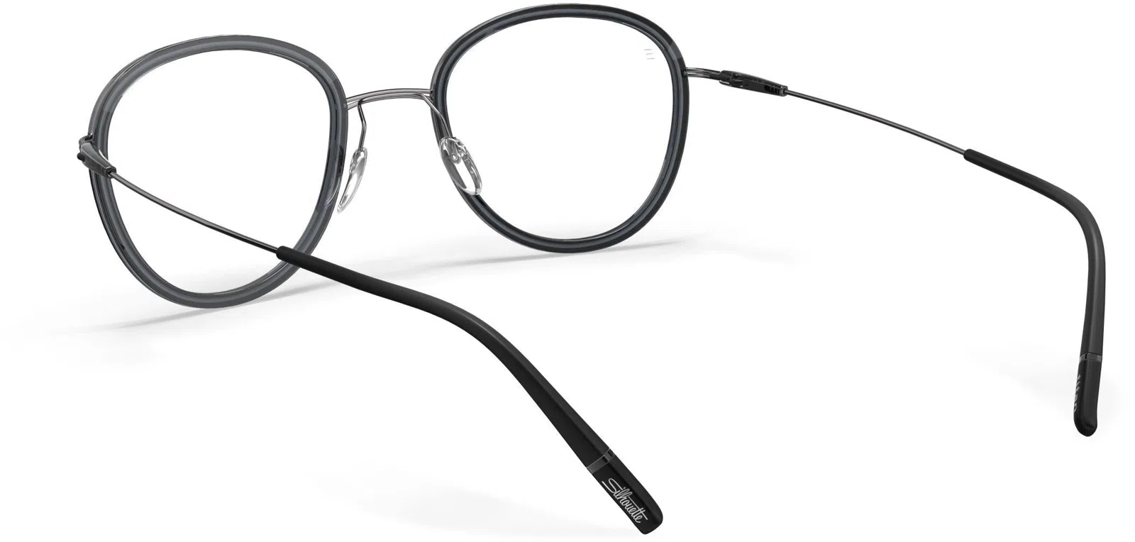 Silhouette Dynamics Colorwave Contour 5581 Eyeglasses - Ruthenium / Graphite - view 11